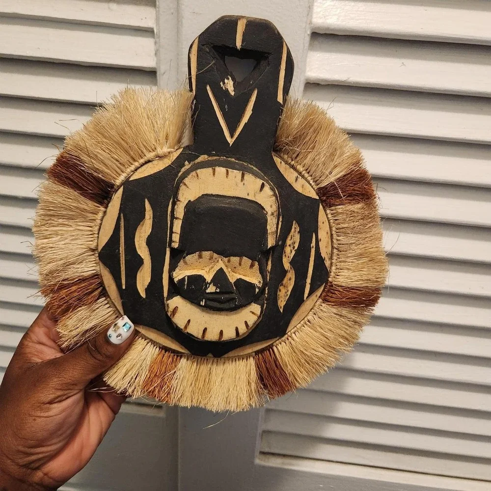 Handcrafted South African Lozi‎ Sungod wall decor